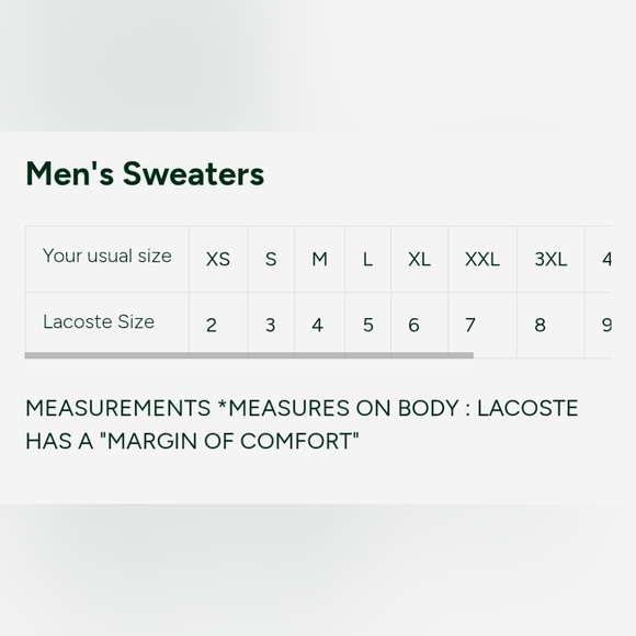 Lacoste Men’s XXL Argyle Crewneck Sweater Black Green Cotton Pullover - Picture 8 of 10